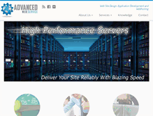 Tablet Screenshot of advancedwebservice.com